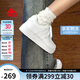卡帕（Kappa）女鞋夏季2025新款透氣小白鞋子女百搭休閑運(yùn)動板鞋女 鷺羽白 38