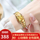 歐利時（OLEVS）瑞士認證手表女大數(shù)字石英表鎢鋼女士手表簡約氣質(zhì)高檔商務(wù)女表 升級版-全金女表-免費刻字