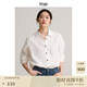 旅途原品ltyp 三季可穿進(jìn)口28支100%精梳麻經(jīng)典襯衫 休閑百搭文藝襯衣女秋 荼白色 M
