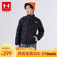 UNDER ARMOUR【商場同款】秋冬兒童輕薄羽絨服鴨絨居家保暖大童外套 黑色 160