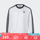 阿迪達斯 （adidas）三葉草長(cháng)袖T恤男裝女裝2025春季新款潮流時(shí)尚百搭透氣運動(dòng)服 KE5825 L