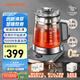 九陽（Joyoung）1.8L沸萃養(yǎng)生壺煮茶器 316L雙鋼加長茶籃 輕音燉煮 0膠水家用電燒水壺18WY2R