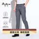 雅濤夏季新款男士西褲灰色修身時(shí)尚商務(wù)褲西裝褲長(zhǎng)褲 灰色 33
