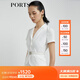 PORTS寶姿商場同款新品女裝西裝式假兩件連衣裙LL8D244NWB011 奶白色 M (6)