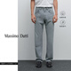 Massimo Dutti秋季新品2025男裝 復(fù)古休閑版純棉舒適牛仔褲長褲 00062064 淺灰色 32 (180/86A)