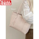諄梧百搭大容量通勤包包女式2025新款潮時(shí)尚韓國托特包高級洋氣單肩包 粉色