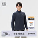 KOLON SPORT/可隆戶外休閑衣 男子防曬UPF50+接觸涼感微拉絨長袖T恤 LHZT5AN045-GB 灰藍(lán)色 XL 180/100A