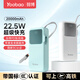 羽博充電寶3c認證可上飛機2026新款自帶線(xiàn)20000毫安大容量移動(dòng)電源正品快充適用于華為蘋(píng)果平板手機 藍色