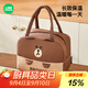 滿朝佳LINE FRIENDS飯盒手提袋子保溫便當(dāng)包加厚鋁箔上班學(xué)生大容量飯包 異形款保溫飯袋-BROWN款