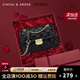 CinvaiKrose【阿Sa蔡卓妍同款】包包女包2025新款斜挎包單肩包菱格鏈條小方包 黑色【禮盒款】生日禮物送女友