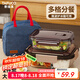 泰福高（TAFUCO）玻璃冰箱保鮮盒高硼硅上班族飯盒微波爐帶餐具2個裝 T7711