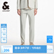 杰克·瓊斯（JACK&JONES）秋季時(shí)尚百搭松緊腰頭兩側插袋雙側臀兜休閑褲長(cháng)褲男裝225214004 C40風(fēng)暴灰 常規 30 170