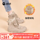 快樂(lè )瑪麗（J&M）雪地靴女2025冬季新款厚底加絨加厚保暖東北大棉鞋工裝鞋女 沙色【加絨保暖】 37