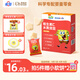 未零海綿寶寶水果溶豆 黃桃蘋(píng)果味16g兒童零食99%水果制作