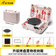 Aoran 戶(hù)外便攜式卡式爐套裝爐具烤肉盤(pán)燒烤野炊防爆瓦斯爐露營(yíng)裝備 【全套裝箱】烤盤(pán)爐套裝+防風(fēng)圈