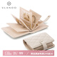 唯蘭朵（VLANDO）2025新款首飾收納冊高級防氧化收納袋子黃金收納書生日禮物 米白色【小號】