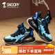 SNOOPY史努比童鞋男童運動(dòng)鞋兒童彈力籃球鞋輕便舒適訓練鞋7861藍黑38
