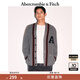 ABERCROMBIE & FITCH【反季優(yōu)惠】男裝女裝情侶裝24秋冬款學(xué)院風(fēng)針織外套KI120-4165 灰色 S (175/92A)