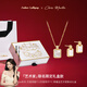 Amber Lollipop貝母項鏈套裝耳環(huán)女士頸鏈耳釘?shù)鯄嬌掌呦η槿斯?jié)禮物送女友老婆