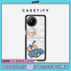 CASETIFY 睡覺小鴨 適用于HUAWEI華為 Pocket 2 手機保護殼 Pocket2手機殼 華為折疊屏 透明黑框 Pocket 2
