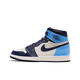 AJNIKERAIR NIKEAIR NIKE莆田純原AJ1高幫鞋籃球鞋倒鉤煙灰黑曜石閃男鞋 AJ1高幫黑曜石 41
