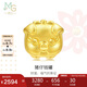 周生生七夕禮物黃金轉(zhuǎn)運(yùn)珠金豬足金珠子男女手串生肖不含手鏈繩90024C