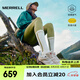 邁樂（Merrell）官方店男女款戶外登山徒步鞋減震MOAB 3邁越者輕量防滑耐磨透氣 J035894白灰米（女） 38