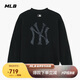 MLB衛(wèi)衣女男女背標大LOGO圓領(lǐng)套頭衛(wèi)衣25秋新款3AMTM0654-50BKS-XL