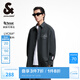 杰克·瓊斯（JACK&JONES）秋季新款NBA聯(lián)名舒適基礎(chǔ)百搭簡約風(fēng)翻領(lǐng)襯衫外套男裝2251O302 E44黑砂色 L