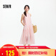 森馬（Semir）連衣裙女海邊度假掛脖兩穿長裙2025夏季蝴蝶結(jié)初戀裙109325114011