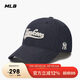 MLB棒球帽子夏季帽子休閑遮陽(yáng)軟頂 休閑帽送禮3ACPQM04N-50NYD