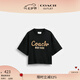 蔻馳（COACH）奧萊女士 T恤短袖 黑色 XS