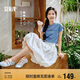 森馬（Semir）[商場同款]半身裙女防曬涼感夏季2025溫柔質(zhì)感花苞裙101325120015