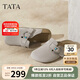 他她TATA復(fù)古勃肯鞋女厚底包頭拖鞋外穿穆勒鞋25夏CM802BH5灰色 39
