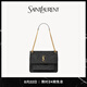 YSL圣羅蘭【新品】女士NIKI中號(hào)復(fù)古皮革手袋黑色 黑色 U