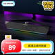 Colorfire七彩虹藍牙5.3電腦音響音箱桌面電競游戲RGB燈效臺式機筆記本主機usb適用超重低音炮 CF100 黑色