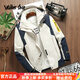 Walker Shop品牌高端戶外沖鋒衣三合一抓絨防風(fēng)登山服防雨保暖外套男女同款 象牙白男款 XL