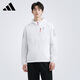 阿迪達斯（adidas）男 跑步系列 RN DWR JKT M 夾克 KB9127 白色  M 