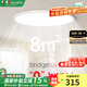 EternalFire意菲意「紙光片」超薄吸頂燈臥室具客廳燈飾餐廳現(xiàn)代簡(jiǎn)約全屋套餐 【高亮3代鋁材】40cm智能語(yǔ)音
