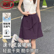 浪莎短褲夏季女裙褲2025年新款運動(dòng)速干工裝褲休閑五分褲A字半身裙 桑葚紫【五分裙褲】 L 【推薦111-120斤】