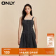 ONLY辣妹風(fēng)氣質(zhì)百搭吊帶短裙連衣裙女|123442014 J09 深牛仔灰色 DARK GREY DENIM S 160/80A