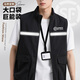 浩奕順豐同城馬甲工作服定制印logo夏季防水工裝大口袋帶反光條馬甲男【防水超大口袋馬甲】黑色XL 【超大口袋】
