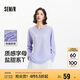 森馬（Semir）長(zhǎng)袖T恤女字母印花oversize個(gè)性2025夏季上衣鹽甜系109325101001