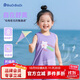 巴帝巴帝夏季嬰幼兒連衣裙子女童寶寶公主裙背心沙灘裙 淺紫 彩虹熊熊 80