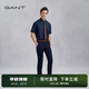 GANT【亞洲版型】GANT/甘特春季男士商務通勤直筒休閑褲百搭舒適長褲 410海洋藍色 34