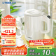 虎牌（TIGER）電熱水壺 雙層防燙 快燒水壺 PCG-G10C 1L電水壺 白色