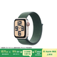 Apple/蘋(píng)果 Watch SE 智能手表GPS+蜂窩款40毫米星光色鋁金屬表殼湖綠色回環(huán)式運動(dòng)表帶MXHQ3CH/B