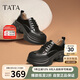 他她TATA厚底小皮鞋女松糕底單鞋女春季制服鞋JK鞋 黑色 36
