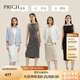 PRICH【緞面】一字肩收腰褶連衣裙2024夏新款不易皺氣質(zhì)長(zhǎng)裙女 35米色 S 160