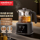 金灶（KAMJOVE）大容量噴淋式煮茶器養(yǎng)生壺保溫壺蒸汽煮茶壺?zé)畨丶矣貌鑹?A-133 1.3L 鈦灰色